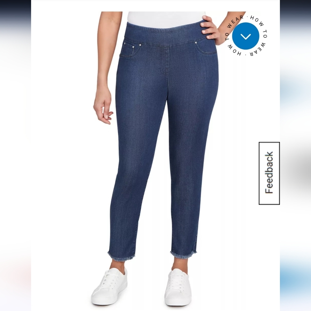 Ruby Rd Pull On Jeans  Sz 14